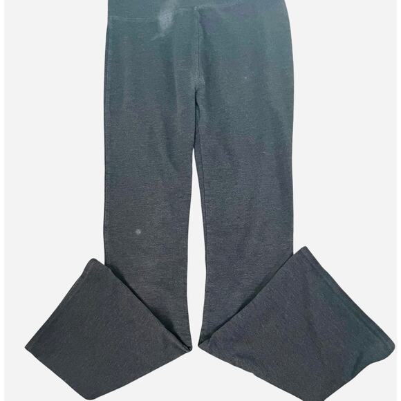 REEBOK HI-RISE WIDE LEG ACTIVEWEAR LEGGINGS, WOMENS, M, GREY, FULL LENGTH, YOGA - Picture 6 of 11